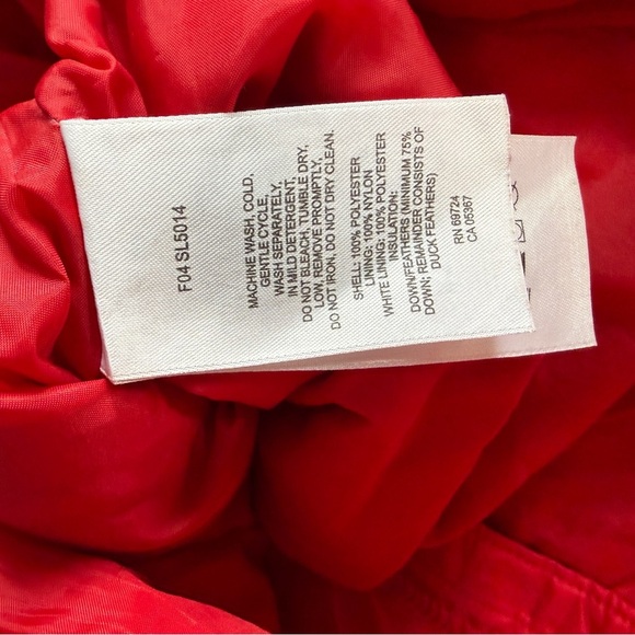 Columbia Women's Red Down Waterproof Jacket - Size XL - Picture 6 of 8